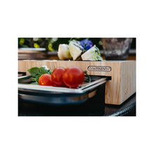 Carica l'immagine nel visualizzatore di Gallery, Tagliere con contenitore Gastro 48 x32 x 6 cm incl. 3 contenitori GN