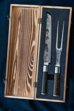 Carica l'immagine nel visualizzatore di Gallery, Satake Kuro Takohiki Trancher set Pinza e coltello