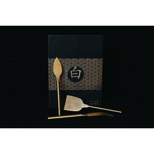 Carica l'immagine nel visualizzatore di Gallery, Satake Shiro Set formaggio 3 coltelli dorato