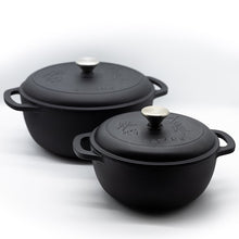 Carica l'immagine nel visualizzatore di Gallery, Pentola in ghisa smaltata opaca
