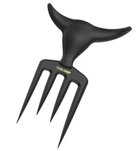 Carica l'immagine nel visualizzatore di Gallery, SET "Wagyu" Black Pearls Coltello da Chef Damast & Bull Fork nera