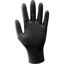 Carica l'immagine nel visualizzatore di Gallery, Guanti in nitrile neri ruvidi spessi, 50 Pezzi