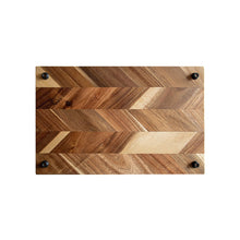Carica l'immagine nel visualizzatore di Gallery, Tagliere in legno di acacia con punti di misurazione 35,5 x 23,5 x 5,5 cm