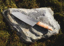 Carica l&#39;immagine nel visualizzatore di Gallery, Coltello Fr. DICK Santoku lama alveolata Serie VIVUM 18 cm
