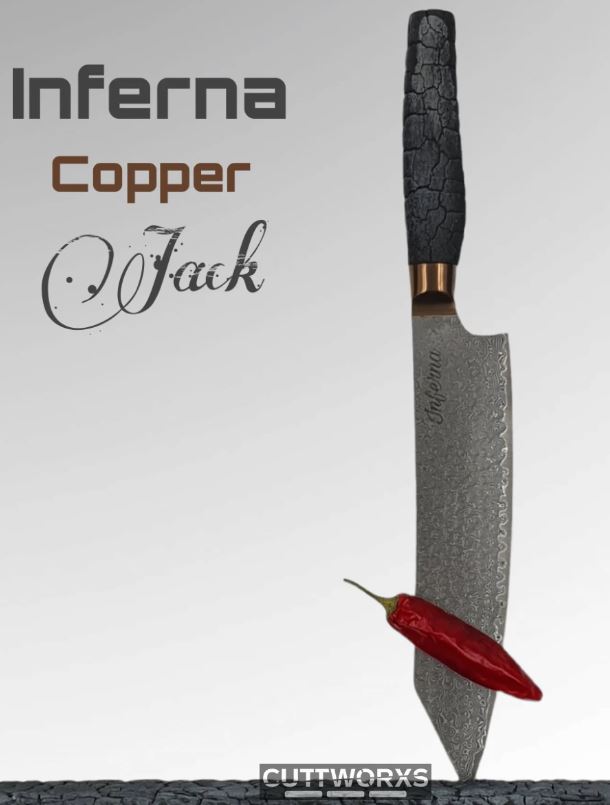Coltello Inferna Copper Jack Evolution 21 cm