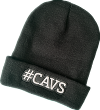 Carica l&#39;immagine nel visualizzatore di Gallery, Berretto Beanie Hockey Unterland CAVALIERS #CAVS Black &amp; white/grey Edition
